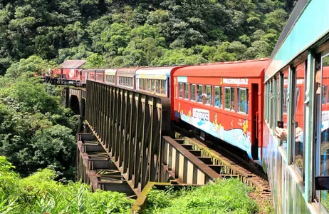 Curitiba Tour Pacote de trem Pôr do Sol Completo Primeira Classe saindo de Curitiba