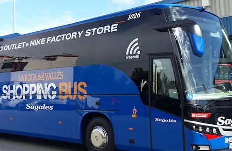 Santa Agnès de Malanyanes Ticket Sagalés Shopping Bus para La Roca Village