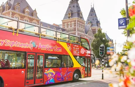Amsterdam Ticket City Sightseeing Amsterdam: excursão de ônibus hop-on hop-off