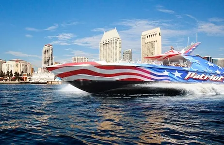 San Diego Ticket San Diego: passeio emocionante de barco a jato Patriot