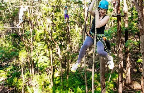 Currumbin Ticket TreeTop Challenge no Currumbin Adventure Park