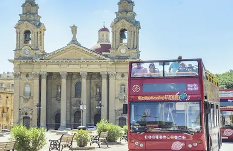 Valletta Ticket Passe de ônibus hop-on hop-off de Malta + cruzeiro no porto