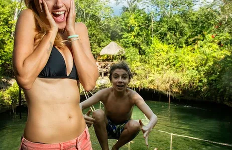 Puerto Morelos Ticket Selvática Parque: 10 circuitos de tirolesa + montanha-russa Tarzania Zipline