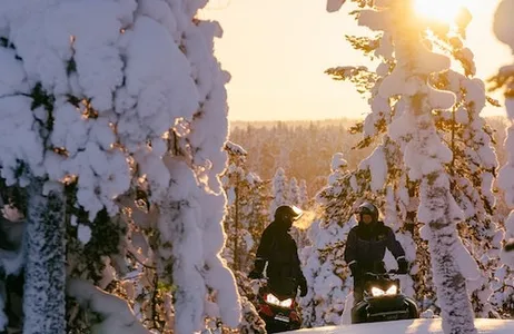 Rovaniemi Ticket Safari de moto de neve 1 hora