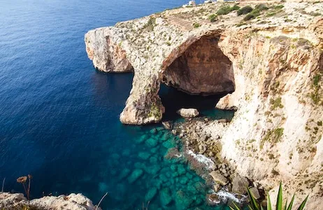 Valletta Ticket Gruta Azul e mercado de domingo na vila de pescadores de Marsaxlokk