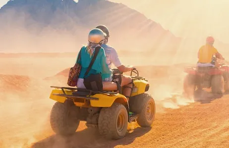 Saint Catherine Ticket Safari no deserto com camelo e passeio de bicicleta de Sharm El-Sheikh + Jantar