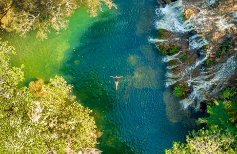 Bonito Tour Estância Mimosa Trail and Waterfalls without transportation - waterfalls