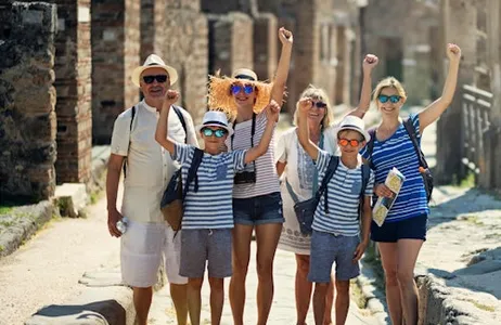 Naples Ticket Pompeii & Herculanuem: Small Group Guided Tour + Wine Tasting on Vesuvius