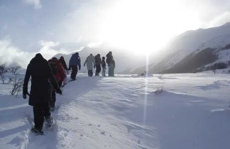 Ushuaia Tour Experiência de Neve e Fogo – com Raquetes de Neve e Trenó.