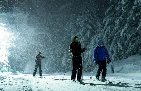 San Carlos de Bariloche Tour Noite de inverno: Aulas noturnas de esqui no Cerro Otto
