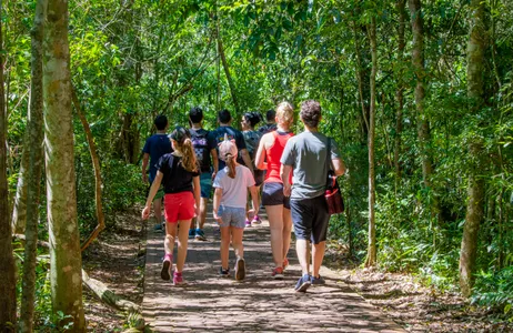 Puerto Iguazú Tour Iguaçu: Argentine and Brazilian Falls and Biocentro with transfers