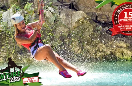 Punta Cana Ticket Bávaro Adventure Park - Buggy e Piscina Cascada (Coche Duplo)