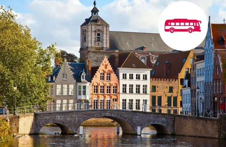Paris Tour Viagem de um dia a Bruges por conta própria com transporte de Paris