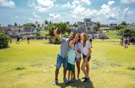 Cancún Ticket Tour 4x1: Tulum, Coba, Cenote e Playa del Carmen