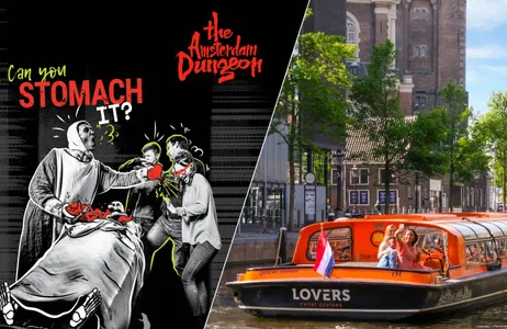 Amsterdam Ticket Amsterdam Dungeon and 1-Hour Canal Cruise