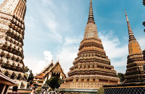 Bangkok Tour Excursão a pé matinal pelo templo - Grande Palácio, Wat Pho, Wat Arun