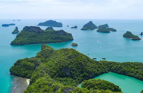 Ko Samui Tour Parque marinho de Angthong em lancha rápida