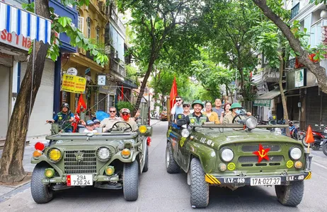 Hanoi Tour Half a day exploring the rural Red River Delta in a vintage jeep
