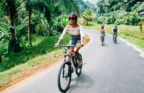 Bali Tour Ubud escondida em bicicleta de montanha