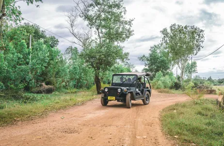 Krong Siem Reap Ticket Passeio de jipe pelo campo