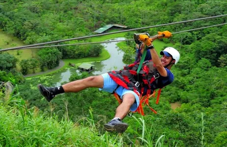 San José Tour Rafting Rio Balsa nível II - III + Canopy Tour e Almoço Orgânico de San José