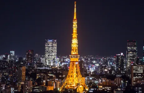 Tokio Tour Bilhete de entrada para o convés principal da Torre de Tóquio e ingresso de 24 horas para o metrô de Tóquio
