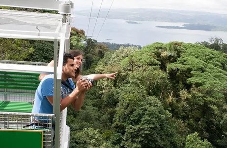 Alajuela Tour Sky Tram e Sky Trek saindo de Arenal