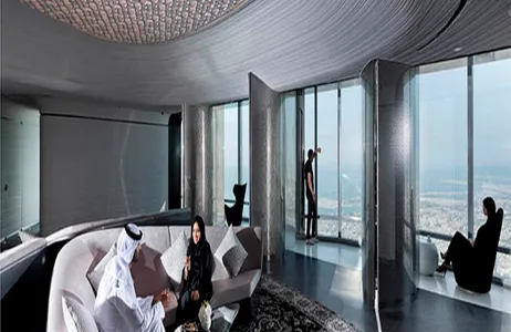 Dubai Tour Burj Khalifa Level 124 and The Cafe Prime Hours Tickets