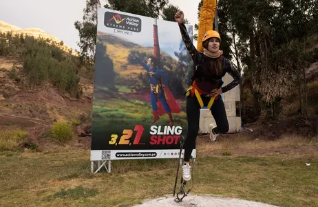 Cusco Tour Slingshot Launch: Defying Gravity Like Superman