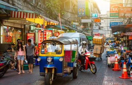 Bangkok Tour Pedale pelos becos estreitos de Chinatown
