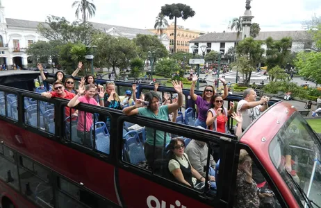 Quito Tour City tour original de Quito no ônibus oficial de 2 andares