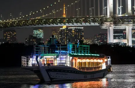 Tokio Tour Cruzeiro com jantar tradicional japonês Yakabune