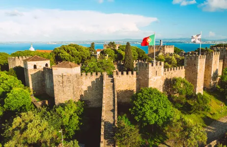 Lisboa Tour Ingresso eletrônico para o Castelo de St. George com tour de áudio