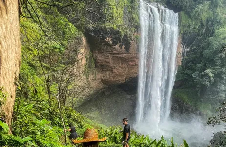 David Tour Cultural and Natural Adventure at Kiki Waterfall in Boquete