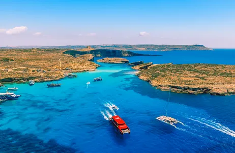Malta Tour Viagem às Duas Ilhas: Gozo e Comino Blue Lagoon