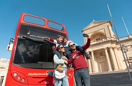 Malta Tour Combo: Ônibus Hop-On Hop-Off de 1 dia mais cruzeiro pelo porto