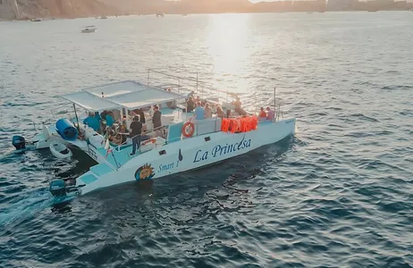 Cabo San Lucas Tour Cabo Catamaran: La Tortuga Snorkeling Tour and Coastal Views