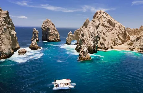 Cabo San Lucas Tour Cabo San Lucas Catamaran Tour: Snorkeling and Unlimited Drinks Included