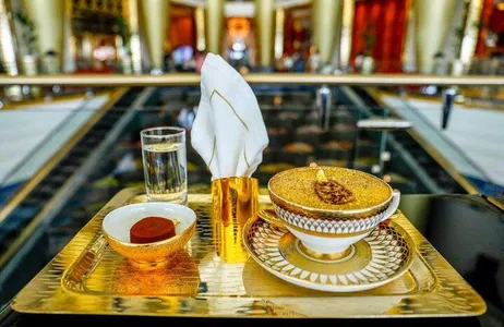 Dubai Tour Burj Al Arab Interior Tour with Gold Cappuccino