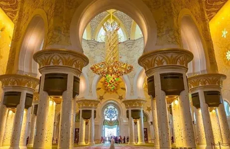 Dubái Ticket Viagem de meio dia saindo de Dubai: Entrada expressa na Grande Mesquita Sheikh Zayed