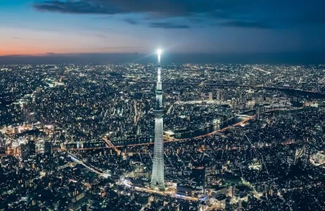 Tokio Ticket Tokio: recorrido nocturno en helicóptero de 33 minutos
