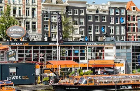 Amsterdam Ticket Amsterdã: Lovers Canal Cruise saindo da Estação Central