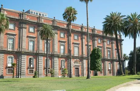 Naples Ticket Entrada no Museu de Capodimonte com Postal Pemcards