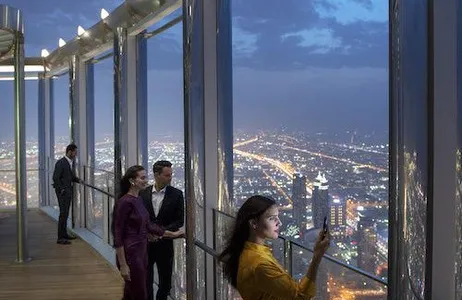 Dubai Ticket Burj Khalifa: The Lounge (pisos 152, 153 e 154)