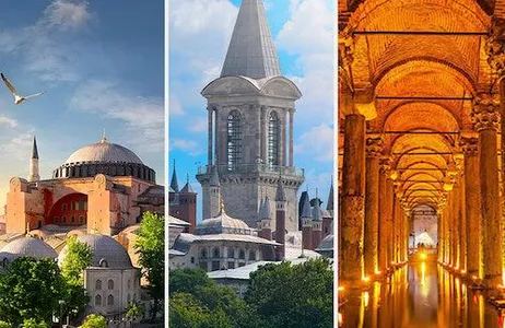 Istanbul Ticket Hagia Sophia, Palácio de Topkapı e Cisterna da Basílica: ingresso combinado + guia de áudio