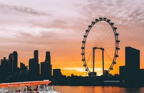 Singapore Ticket Cingapura: cruzeiro ao pôr do sol pela baía