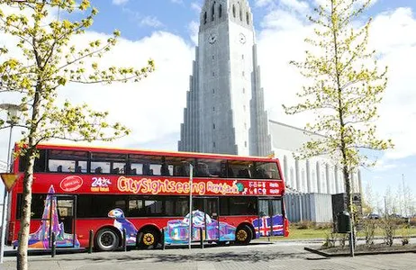 Reykjavík Ticket Ônibus hop-on hop-off Reykjavik 24h ou 48h