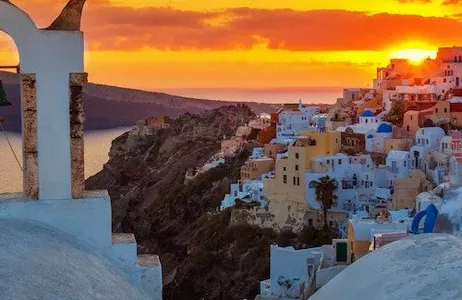 Firá Ticket Excursão de um dia a Akrotiri saindo de Santorini com pôr do sol em Oia