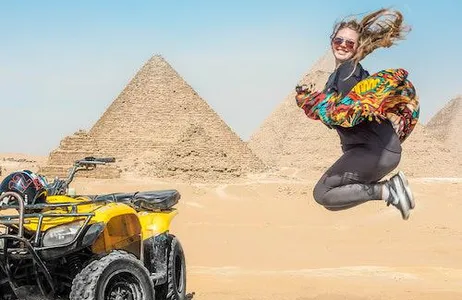 Giza Ticket Excursão de passeio de quadriciclo e camelo pelas pirâmides do Cairo ou Gizé