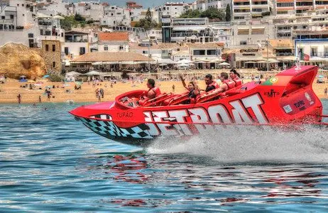 Albufeira Ticket Passeio de Jet Boat em Albufeira